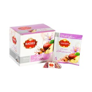 Quince, Apple, and Saffron Herbal Tea by Badiee, 12 pieces