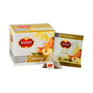 Ginseng and Saffron Herbal Tea by Badiee, 12 pieces