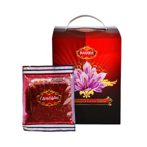 Pushal Saffron Badiee - Box of 25 grams (Purple Cellophane)