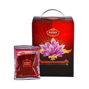 Badiee Saffron, Premium Sargol, 25 cm Box, Purple Cellophane
