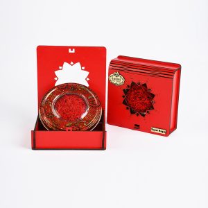 زعفران سوپر نگین باکس چوبی بدیعی 10 گرم